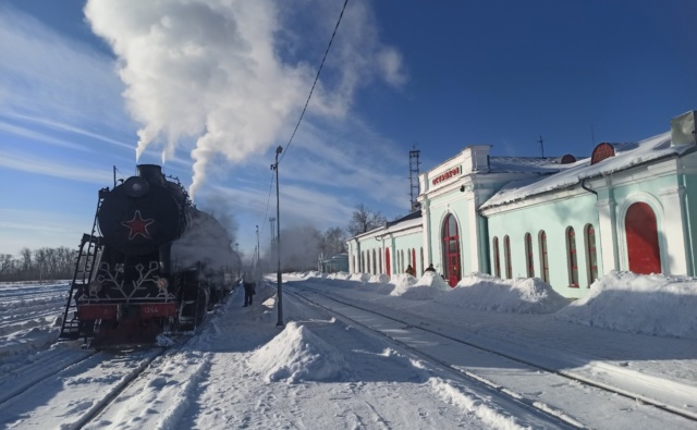 Ретро поезд по маршруту Бологое - Осташков